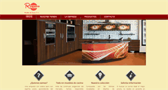 Desktop Screenshot of cocinasrequero.com