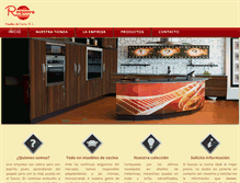 Tablet Screenshot of cocinasrequero.com